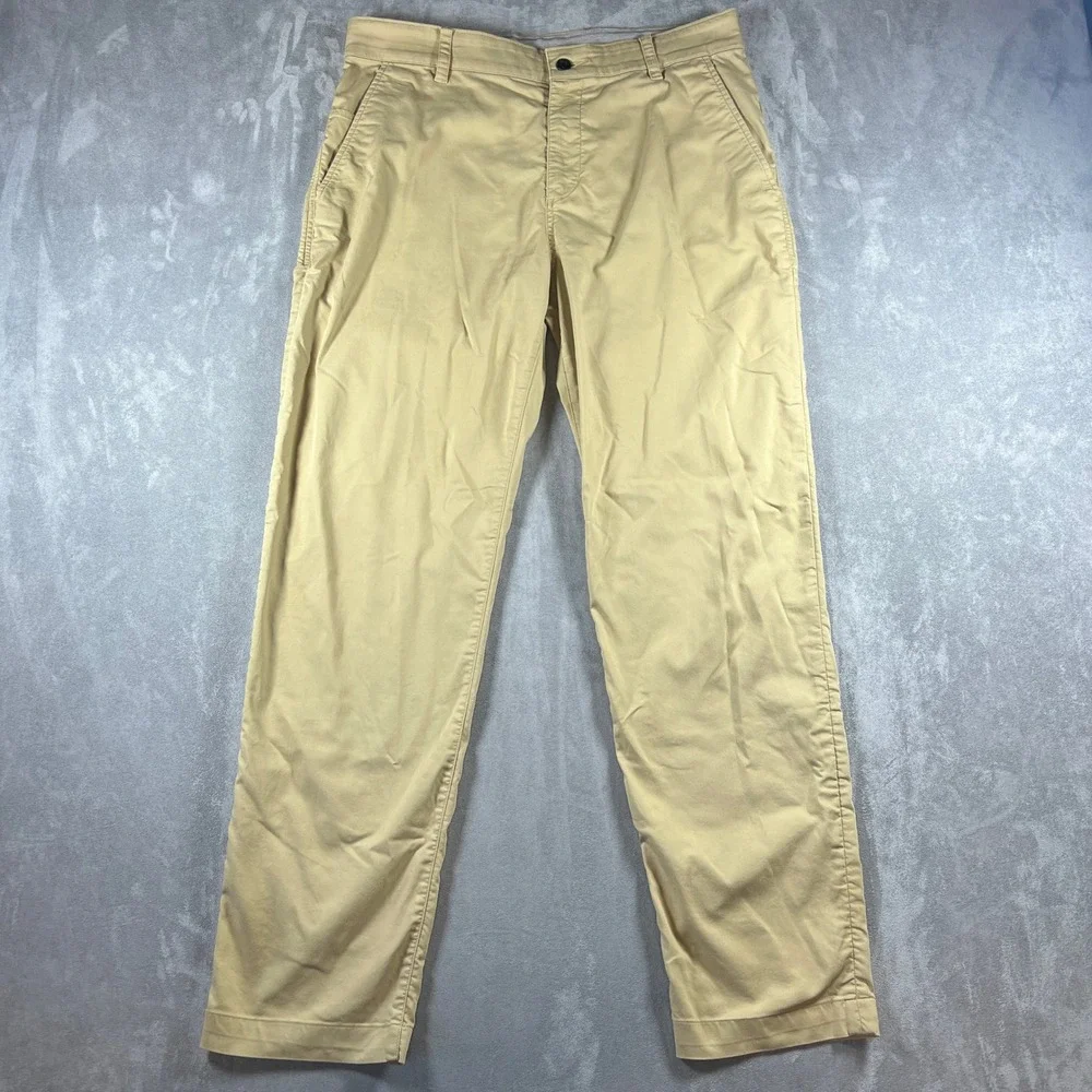 Nike Dri-FIT Mens Chino Golf Pants Khaki Tan Beige 32x32 Stretch Casual